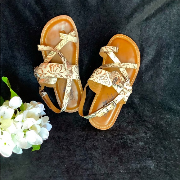 Patrica Nash Natural Fidella Sandals Size 6 - Picture 4 of 7
